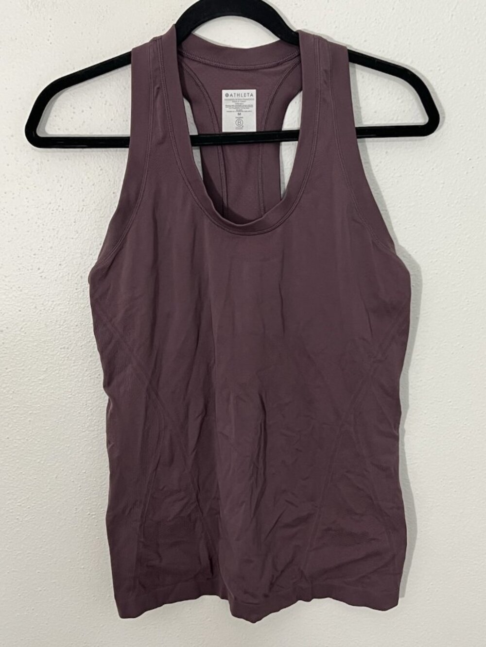 Athleta Momentum Seamless Racerback Tank Mauve Size Medium